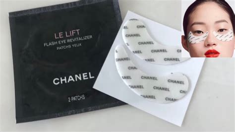 total eye revitalizer chanel|Chanel le lift eye patch.